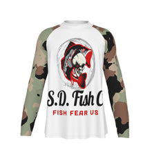 Load image into Gallery viewer, Camo Fish Shirt - C.S.D. Fishing Company