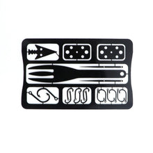 Load image into Gallery viewer, Multifunctional Fishing Card & Field Survival Tool Card - C.S.D. Fishing Company