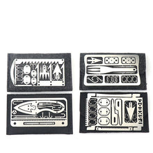 Load image into Gallery viewer, Multifunctional Fishing Card & Field Survival Tool Card - C.S.D. Fishing Company