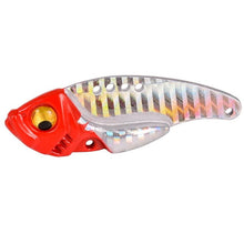 Load image into Gallery viewer, 3/7/10/15/20g 3D Eyes Metal Vib Blade Lure Sinking Vibration Baits Artificial Vibe for Bass Pike Perch Fishing Lures 6 Colors - C.S.D. Fishing Company
