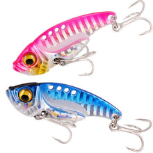 Load image into Gallery viewer, 3/7/10/15/20g 3D Eyes Metal Vib Blade Lure Sinking Vibration Baits Artificial Vibe for Bass Pike Perch Fishing Lures 6 Colors - C.S.D. Fishing Company
