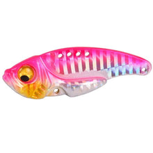 Load image into Gallery viewer, 3/7/10/15/20g 3D Eyes Metal Vib Blade Lure Sinking Vibration Baits Artificial Vibe for Bass Pike Perch Fishing Lures 6 Colors - C.S.D. Fishing Company
