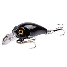 Load image into Gallery viewer, 45mm 4g Crankbait Fishing Lure Artificial Hard Crank Bait Bass Carp Fishing Wobbler Japan Topwater Black Pesca Minnow Fish Lures - C.S.D. Fishing Company
