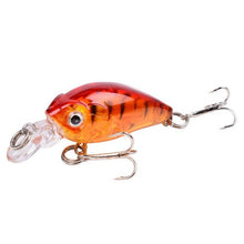 Load image into Gallery viewer, 45mm 4g Crankbait Fishing Lure Artificial Hard Crank Bait Bass Carp Fishing Wobbler Japan Topwater Black Pesca Minnow Fish Lures - C.S.D. Fishing Company
