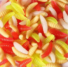 Load image into Gallery viewer, 50pcs artificial soft maggot grub - C.S.D. Fishing Company
