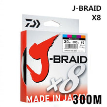 Load image into Gallery viewer, Japan Made DAIWA 8 Braided Fishing Line - Length:300m/330yds - C.S.D. Fishing Company
