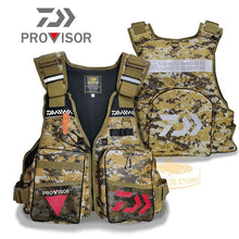 Load image into Gallery viewer, Reflected light rescue warning Fishing Vest - C.S.D. Fishing Company
